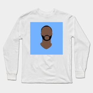 Raheem Sterling Minimalistic Face Art Long Sleeve T-Shirt